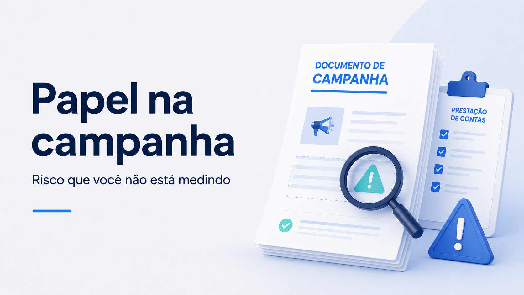 Papel na campanha: risco que você não está medindo